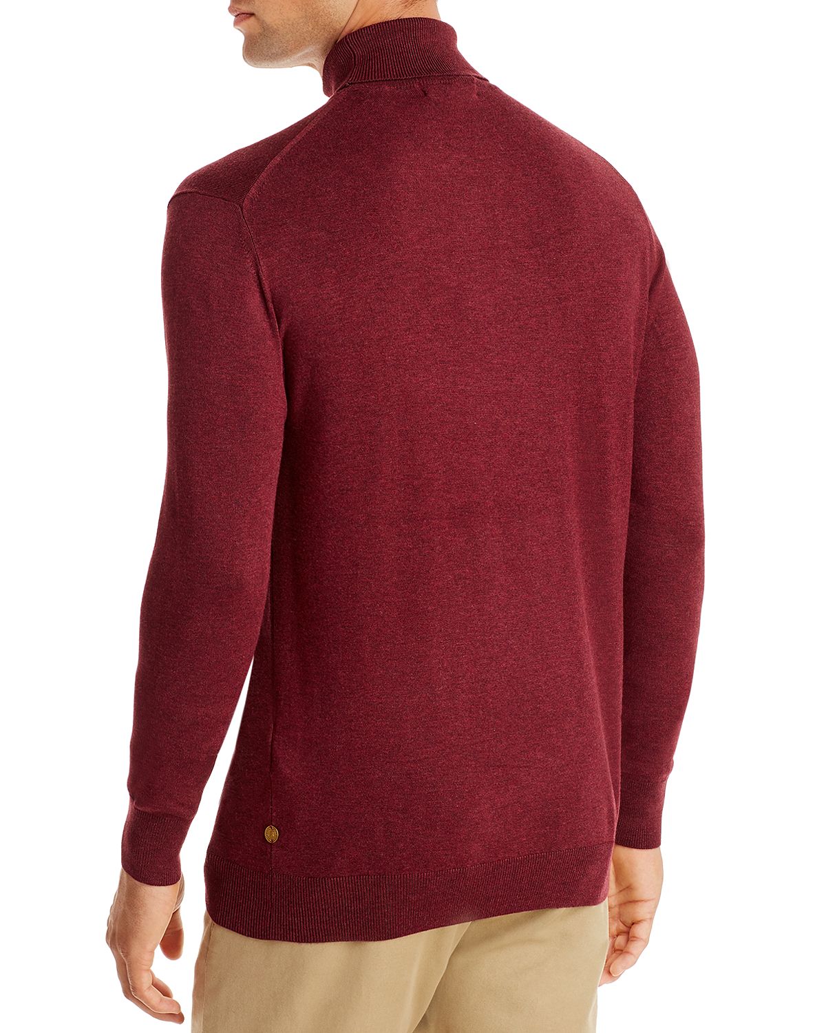 Scotch & Soda Classic Turtleneck Sweater Boho Brick Melange