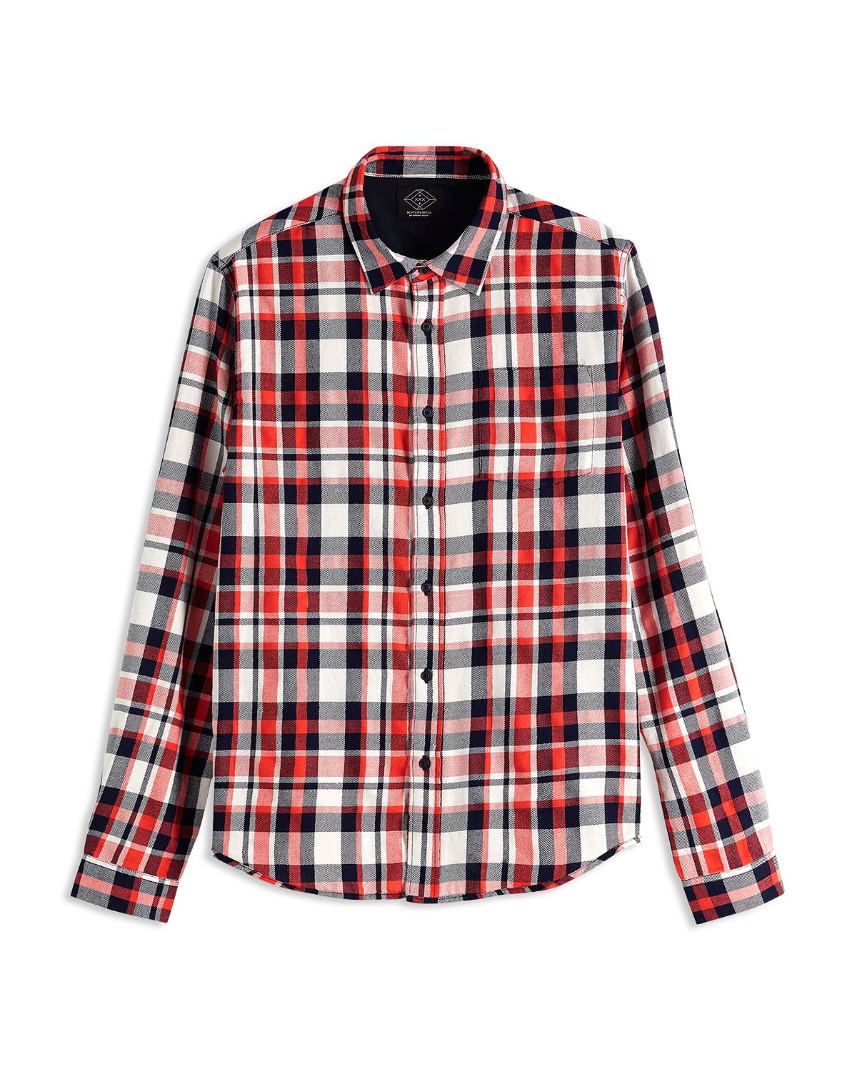 Scotch & Soda Plaid Slim Fit Shirt Combo