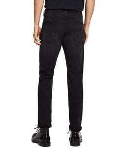 Scotch & Soda Ralston Skinny Fit Jeans In Freerunner Freerunner Black thumbnail 3