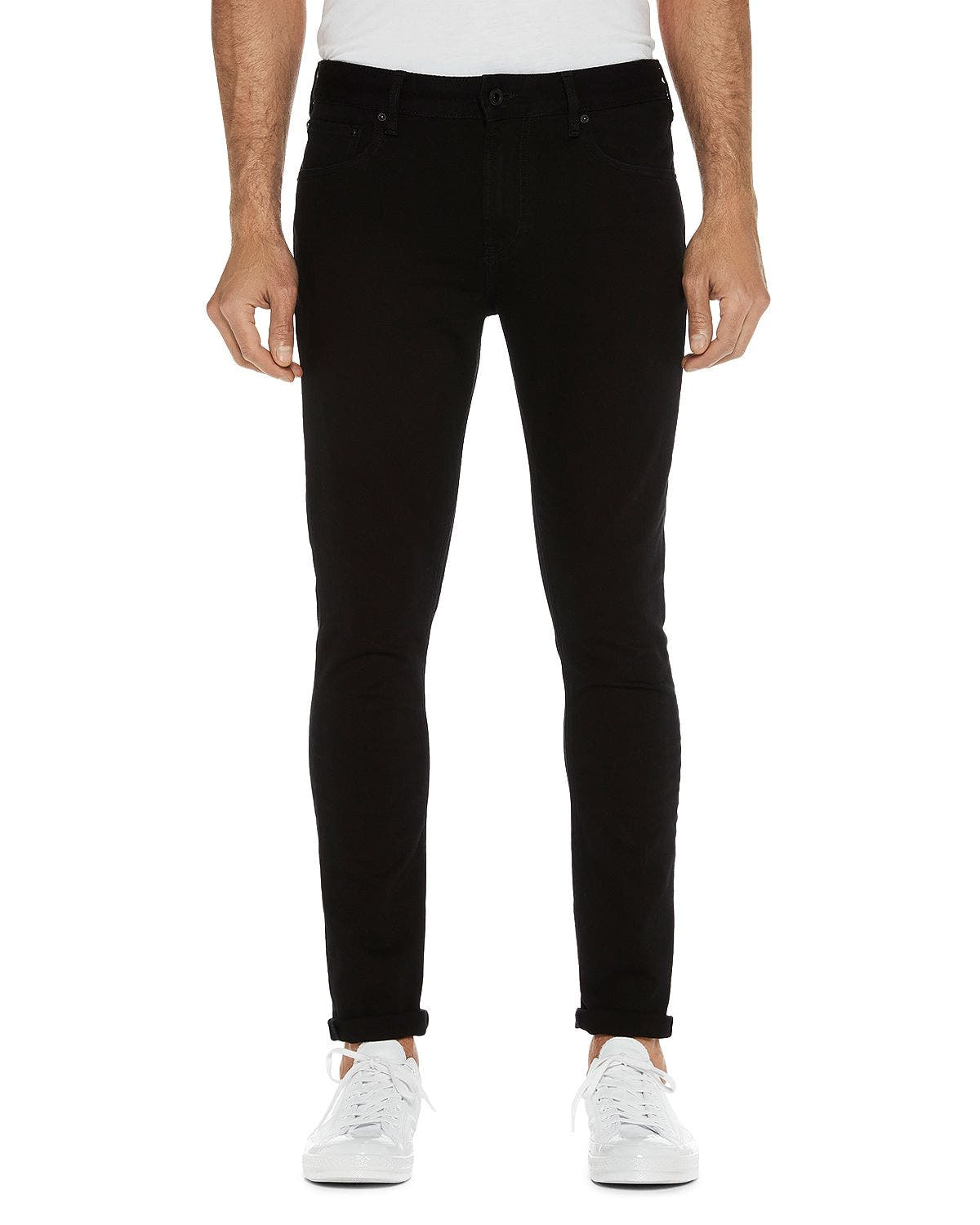 Scotch & Soda Skim Skinny Fit Jeans In Stay Black Stay Black