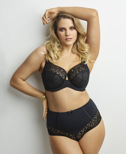 Sculptresse By Panache Wo Estel Full Coverage Lace Bra 9685 Noir thumbnail 2
