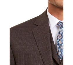 Sean John Classic-fit Stretch Suit Separate Jackets Brown Neat thumbnail 3