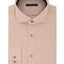 Sean John Classic/regular Fit Brown Print Dress Shirt Bisque