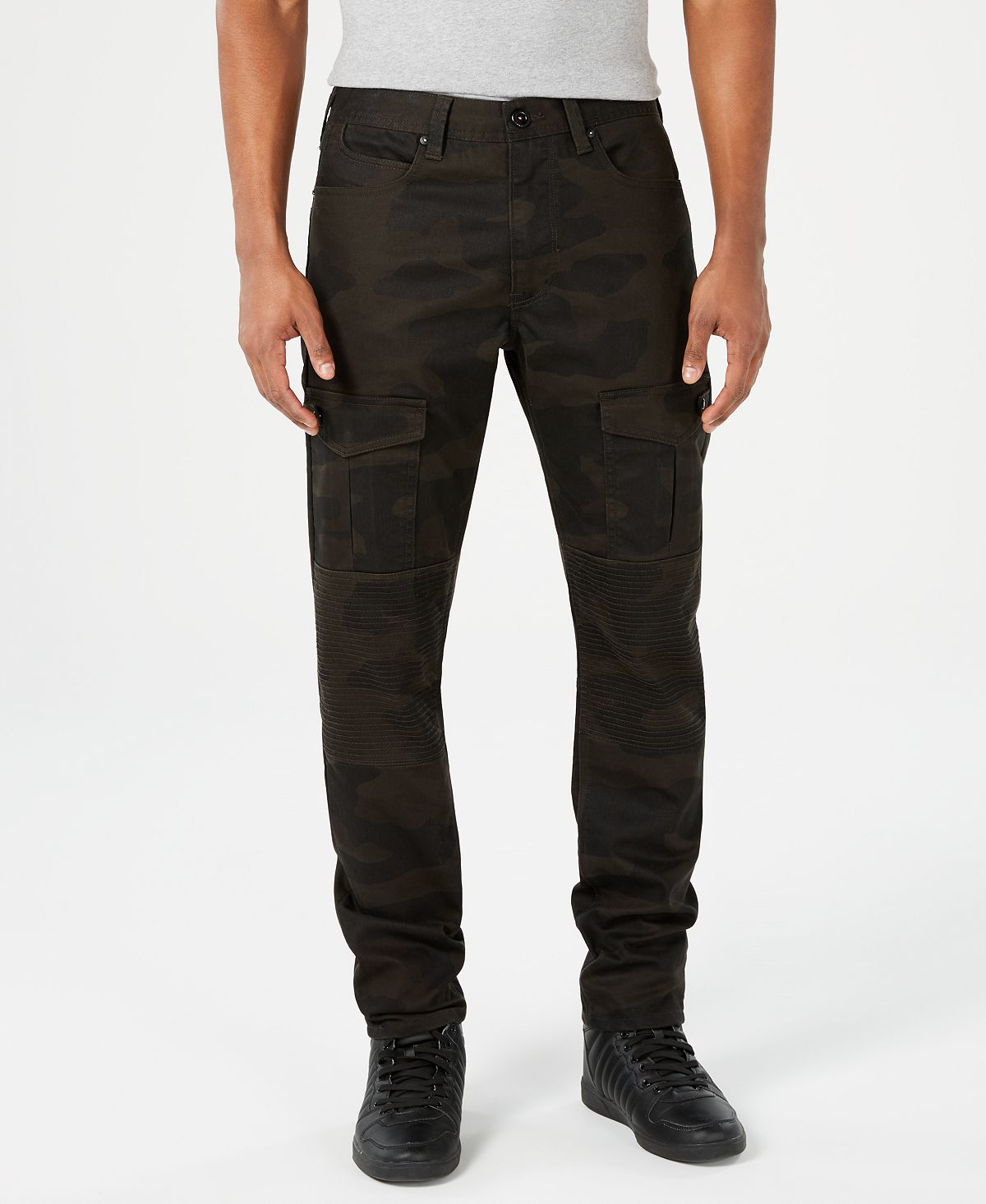 Sean John Flight Slim-straight Jeans Black Camo