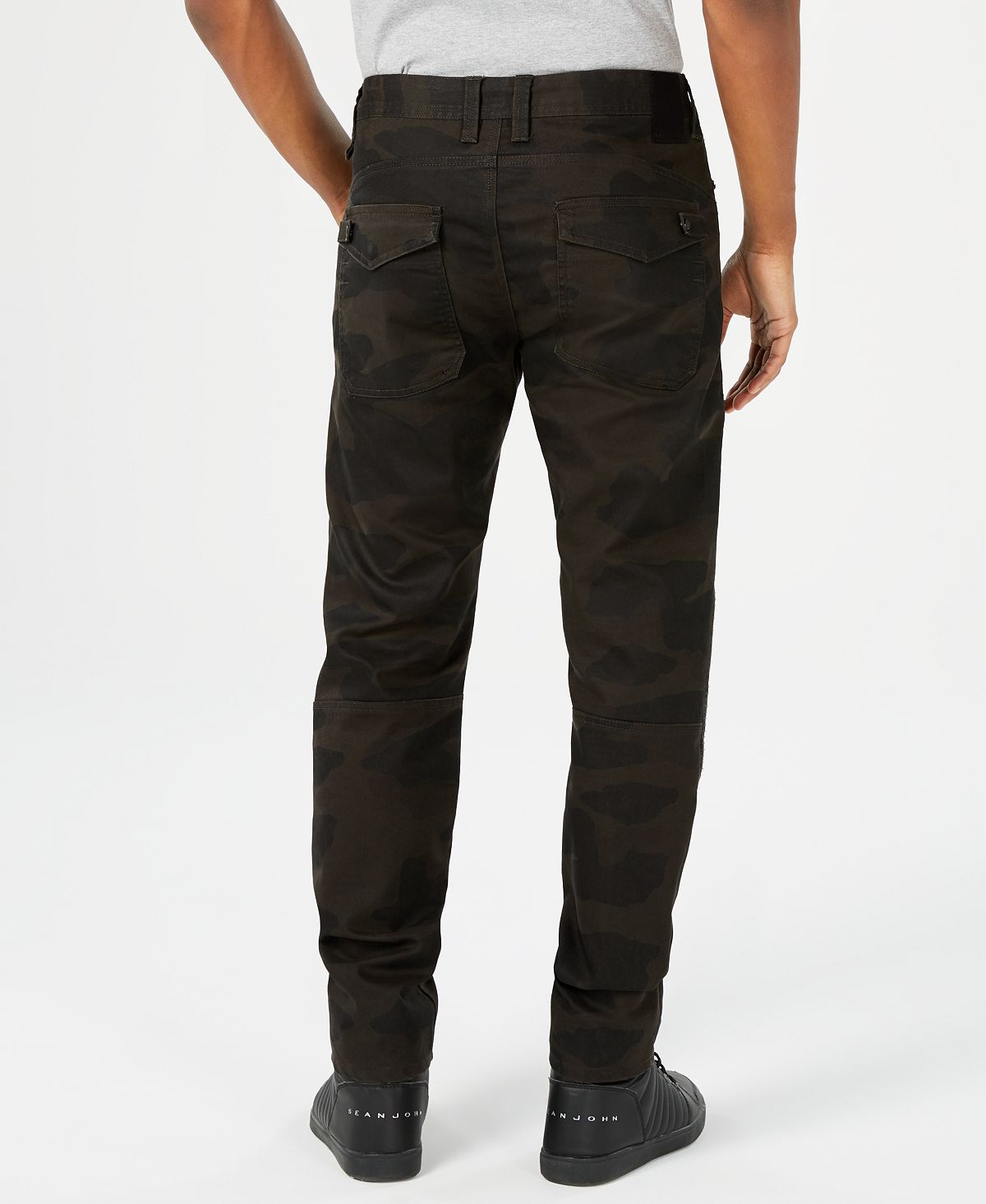 Sean John Flight Slim-straight Jeans Black Camo