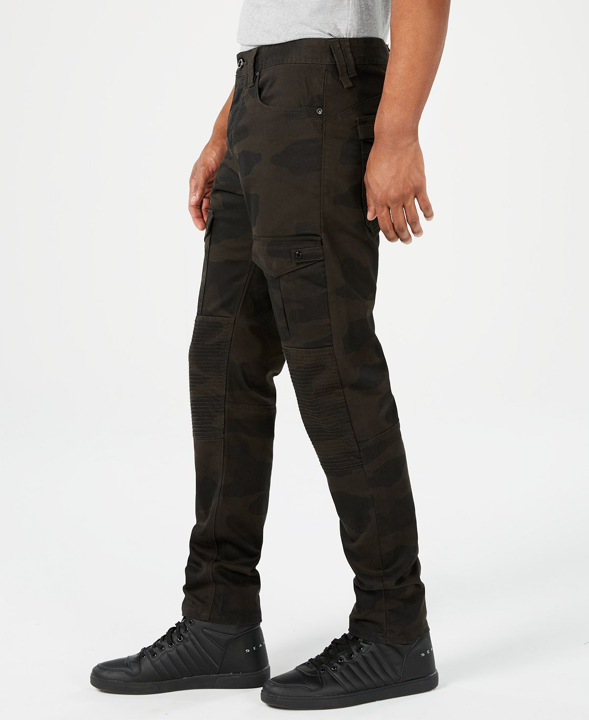 Sean John Flight Slim-straight Jeans Black Camo