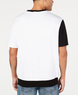 Sean John Playboy Collection Regular-fit Colorblocked Logo-print Sweatshirt Bright Whi thumbnail 2