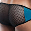 Secret Male Jade/Black Colorblock Mesh Back Brief