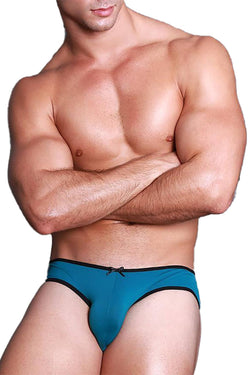 Secret Male Jade/Black Colorblock Mesh Back Brief thumbnail 3