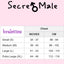 Secret Male Pink Lace Rouched-Front Bralette
