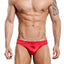 Secret Male Red Frilly-Trim Slip Brief