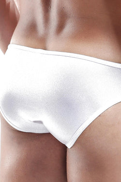Secret Male White Strap Front Low Rise Micro Bikini Brief thumbnail 2