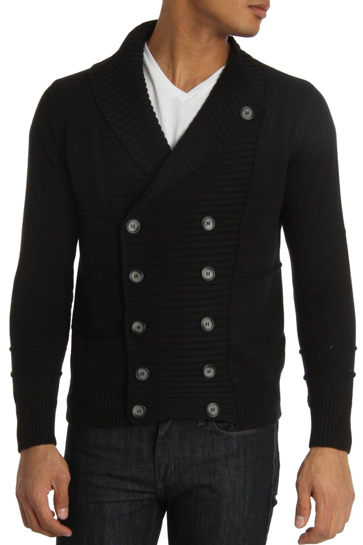 Seduka Black Asymmetric Sweater