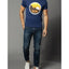 Serge Blanco 5 Pocket Stretch "525" Denim Jean Dark Blue