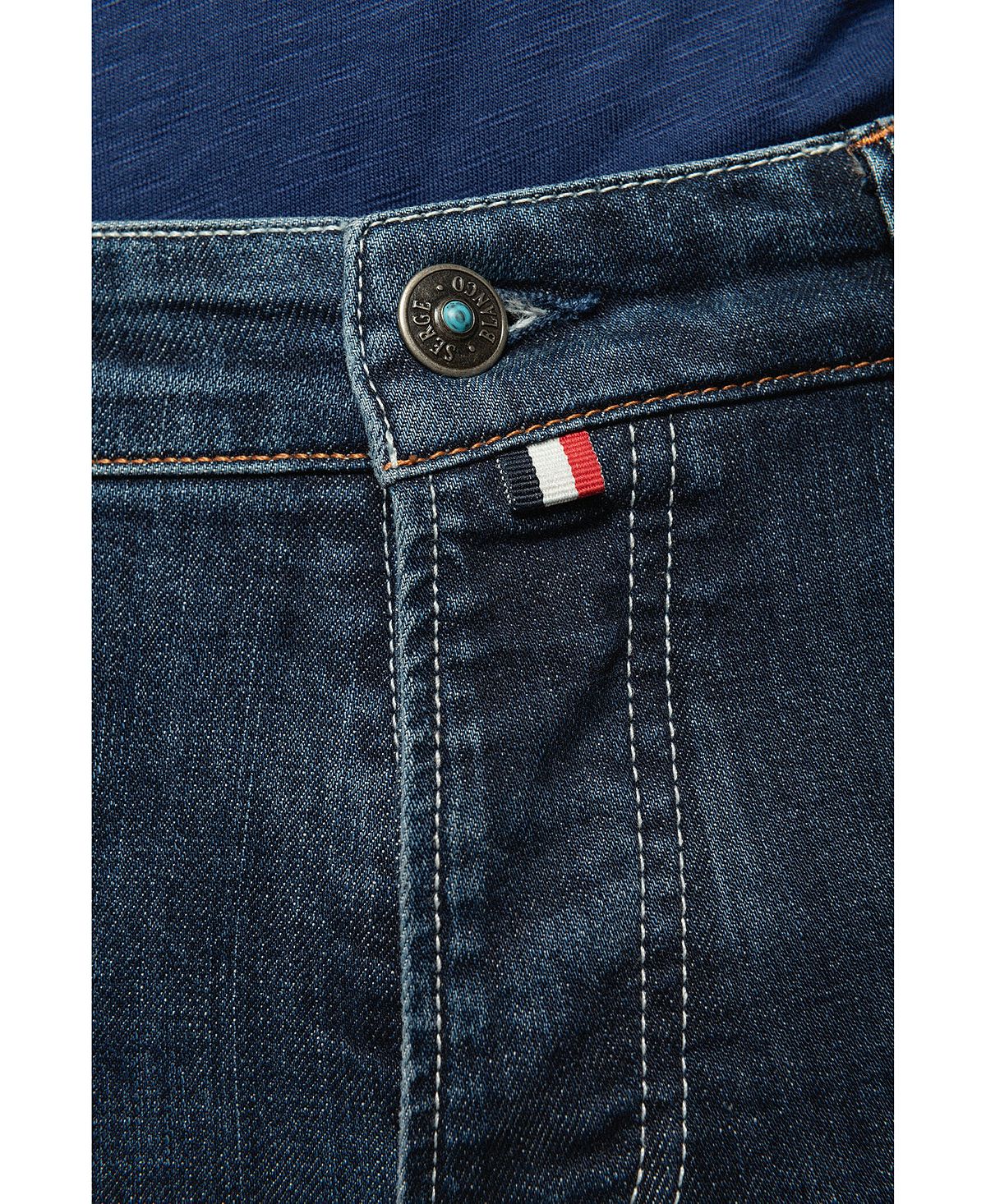 Serge Blanco 5 Pocket Stretch "525" Denim Jean Dark Blue