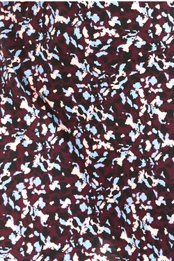 Sesoire Aubergine Printed Lace-Trim Chemise thumbnail 3