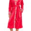 Sesoire Berry French Fleece Long Wrap Robe