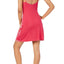 Sesoire Berry Pink Printed Lace Contrast Chemise