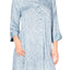 Sesoire Blue Feather Printed Sleepshirt Nightgown