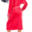Sesoire Grey French Fleece Long Wrap Robe
