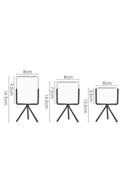 Set of 3 Succulent Planters With Stands thumbnail 3