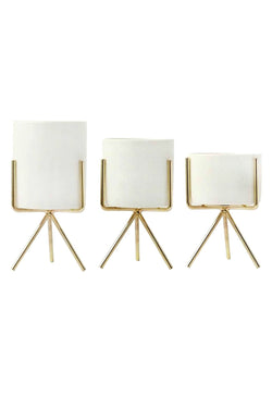 Set of 3 Succulent Planters With Stands thumbnail 2