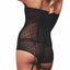 Seven 'Til Midnight Black Mesh Bustier Set