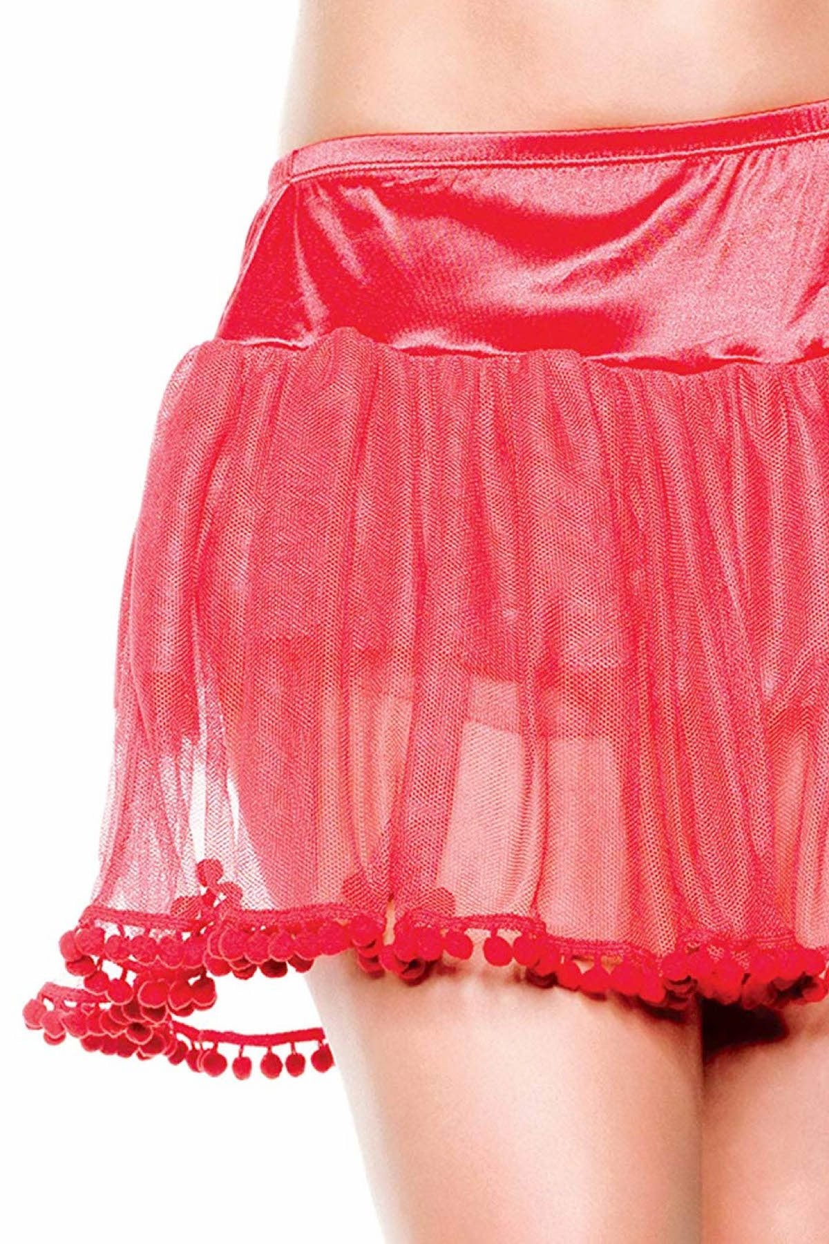 Seven 'Til Midnight PLUS Red PomPom Petticoat
