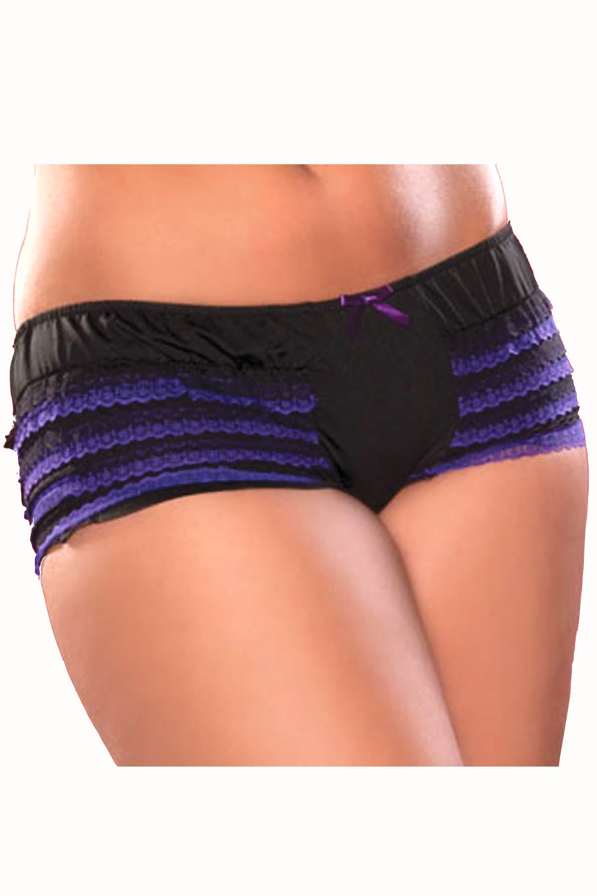 Seven 'Til Midnight Purple Microfiber Boyshort