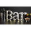 Shift3 Platinum Collection Silver BAR Rustic Finish LED Marquee Sign