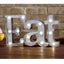 Shift3 Platinum Collection Silver EAT Rustic Finish LED Marquee Sign