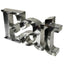 Shift3 Platinum Collection Silver EAT Rustic Finish LED Marquee Sign
