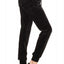 ShoSho Black Crushed Velvet Jogger