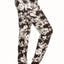 ShoSho Black/White Tie-Dye Print Jogger