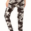ShoSho Black/White Tie-Dye Print Jogger