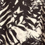 ShoSho Black/White Tropical-Print A-Lined Dress