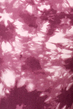 ShoSho Burgundy/Mauve Tie-Dye Print Jogger thumbnail 3