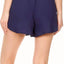 ShoSho Navy Paper-Bag Waist-Sash Short