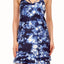 ShoSho Navy/White Tie-Dye Print Multi-Strap Dress