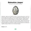 Silver Plated '+++' Dalmation Jasper Natural Stone Skinny Healing Bracelet