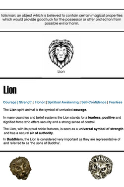 Silver Plated Lion's Head Hematite Skinny Healing Bracelet thumbnail 3