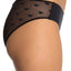 Skarlett Blue Black Cheri Sheer Heart Lace Girlshort
