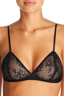 Skarlett Blue Black Favorite Fit Sheer Lace Wireless Bralette thumbnail 1