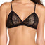 Skarlett Blue Black Favorite Fit Sheer Lace Wireless Bralette