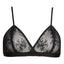 Skarlett Blue Black Favorite Fit Sheer Lace Wireless Bralette