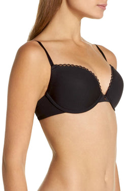 Skarlett Blue Black Honey Plunge Push Up Bra thumbnail 2