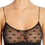 Skarlett Blue Black Sheer Heart Lace Bralette