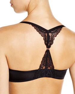 Skarlett Blue Minx Front Close Push-up Plunge Bra Black thumbnail 2
