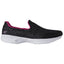 Sketchers Black/Hot-Pink Go-Walk-4-Exuberance