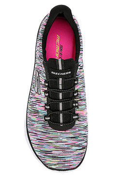 Sketchers Black/Pink Summits Light-Dreaming Wide-Width Athletic Sneakers thumbnail 2